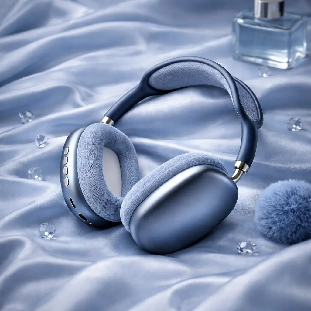 Over-Ear Hodetelefoner med Støykansellering og Bluetooth (ANC)