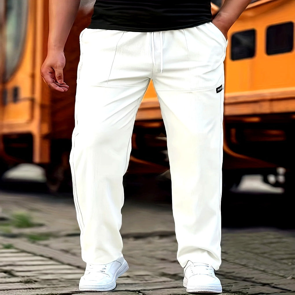 Menns Hverdagsbukser – Forfinet Stil med Uformell Allsidighet