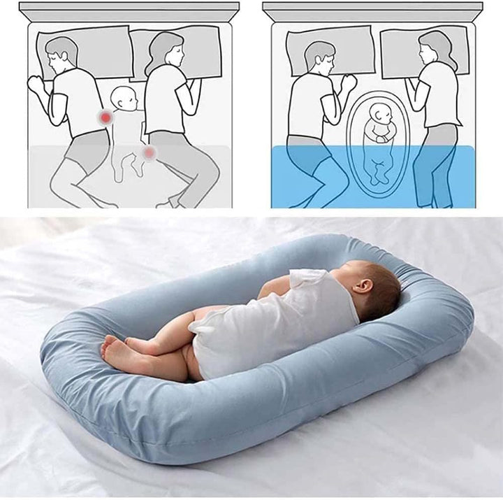 Baby lounger-pute - Myk bomull | Redekopp for babyer 0-24 måneder
