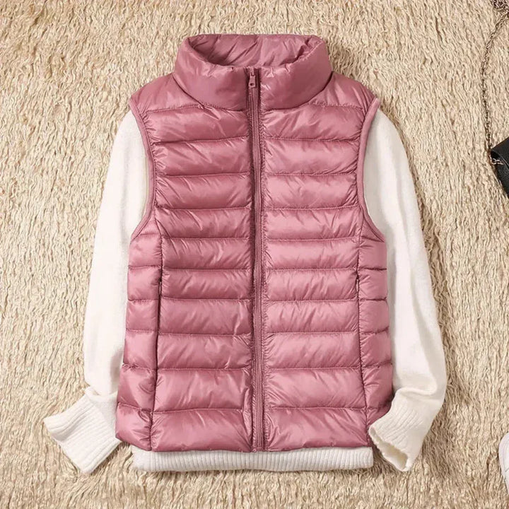Vindbestandig Kvinners Bodywarmer med Glidelås