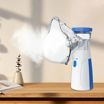 Bærbart mesh-inhalasjonsapparat for voksne og barn – stillegående inhalator som kan lades via USB