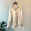 Kvinners Satin Bluse