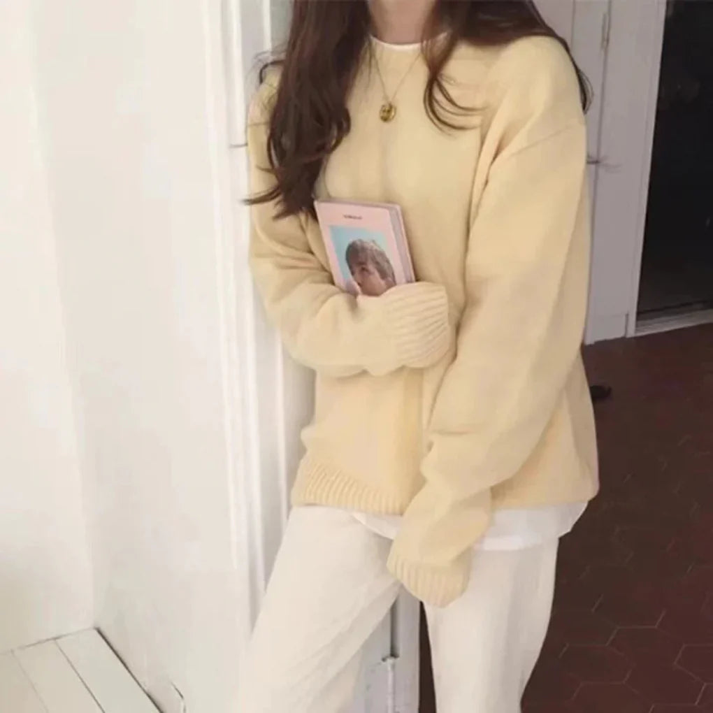 Oversized Kvinners Pullover