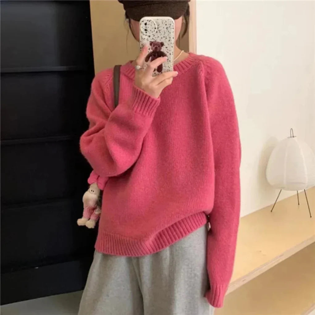 Oversized Kvinners Pullover