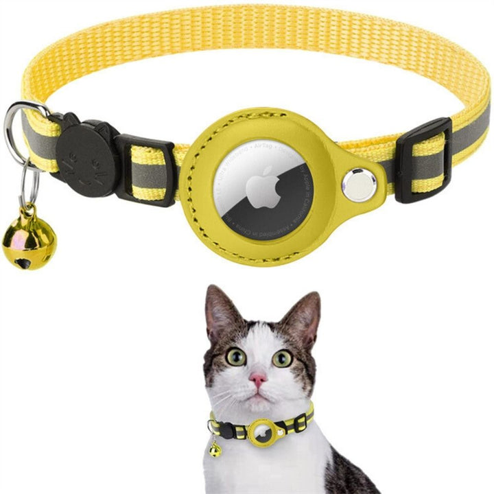 GPS-halsbånd for katter med reflekterende design