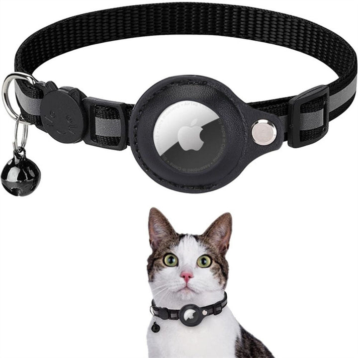 GPS-halsbånd for katter med reflekterende design