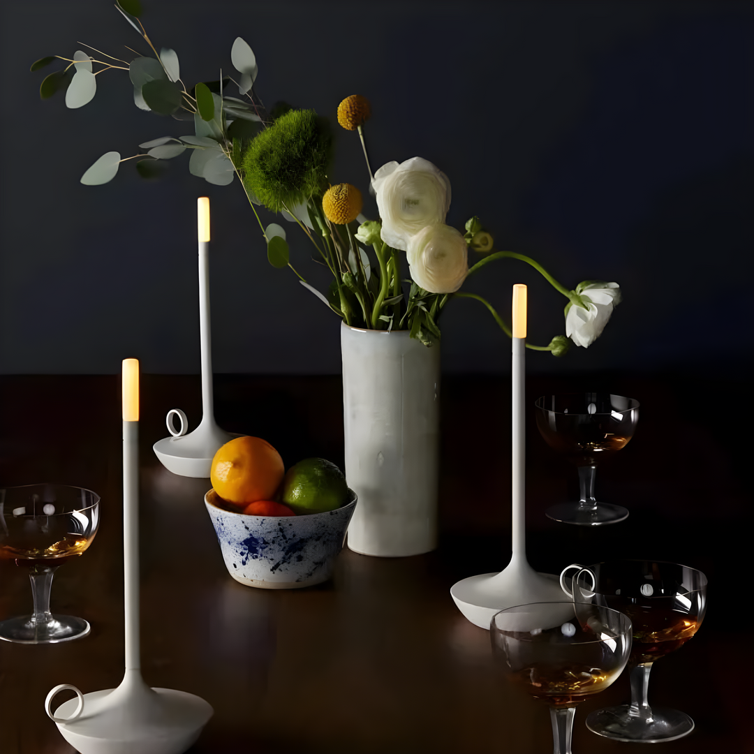 Moderne LED-lampe GlareEssence | Oppladbart dimbart lys for koselige og trendy rom