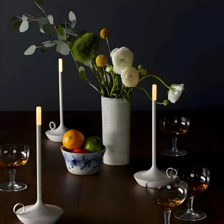 Moderne LED-lampe GlareEssence | Oppladbart dimbart lys for koselige og trendy rom