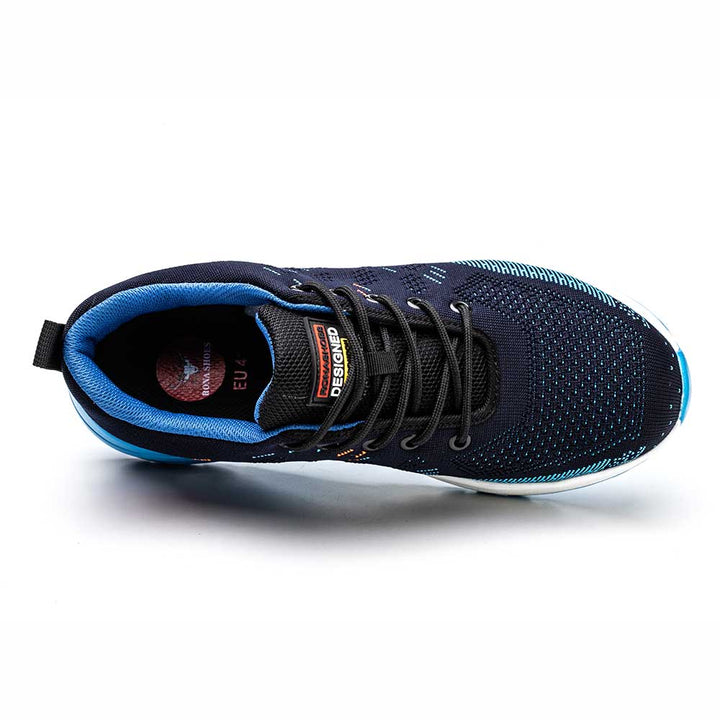 SafeSneakers Blå Luft – Sikkerhetsarbeid Sneakers