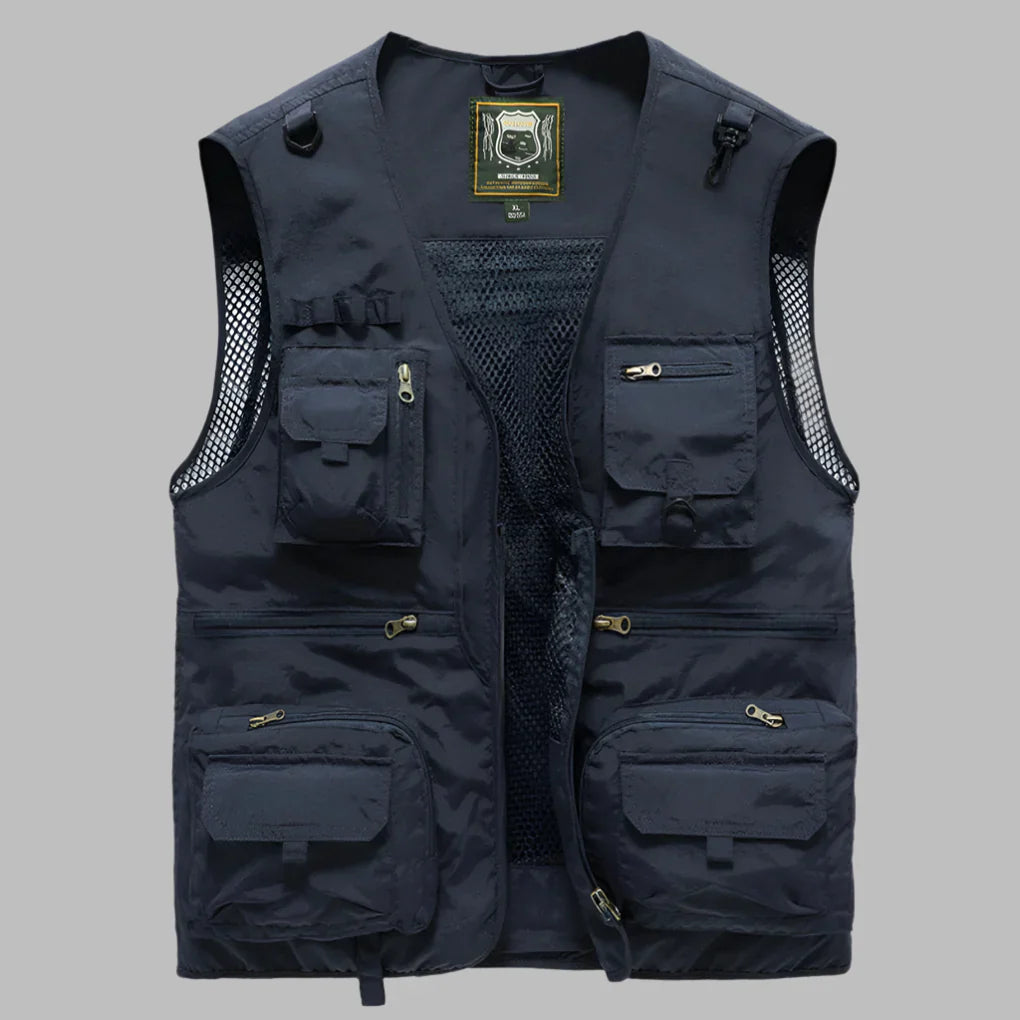 Multi‑Pocket Sommer Vest