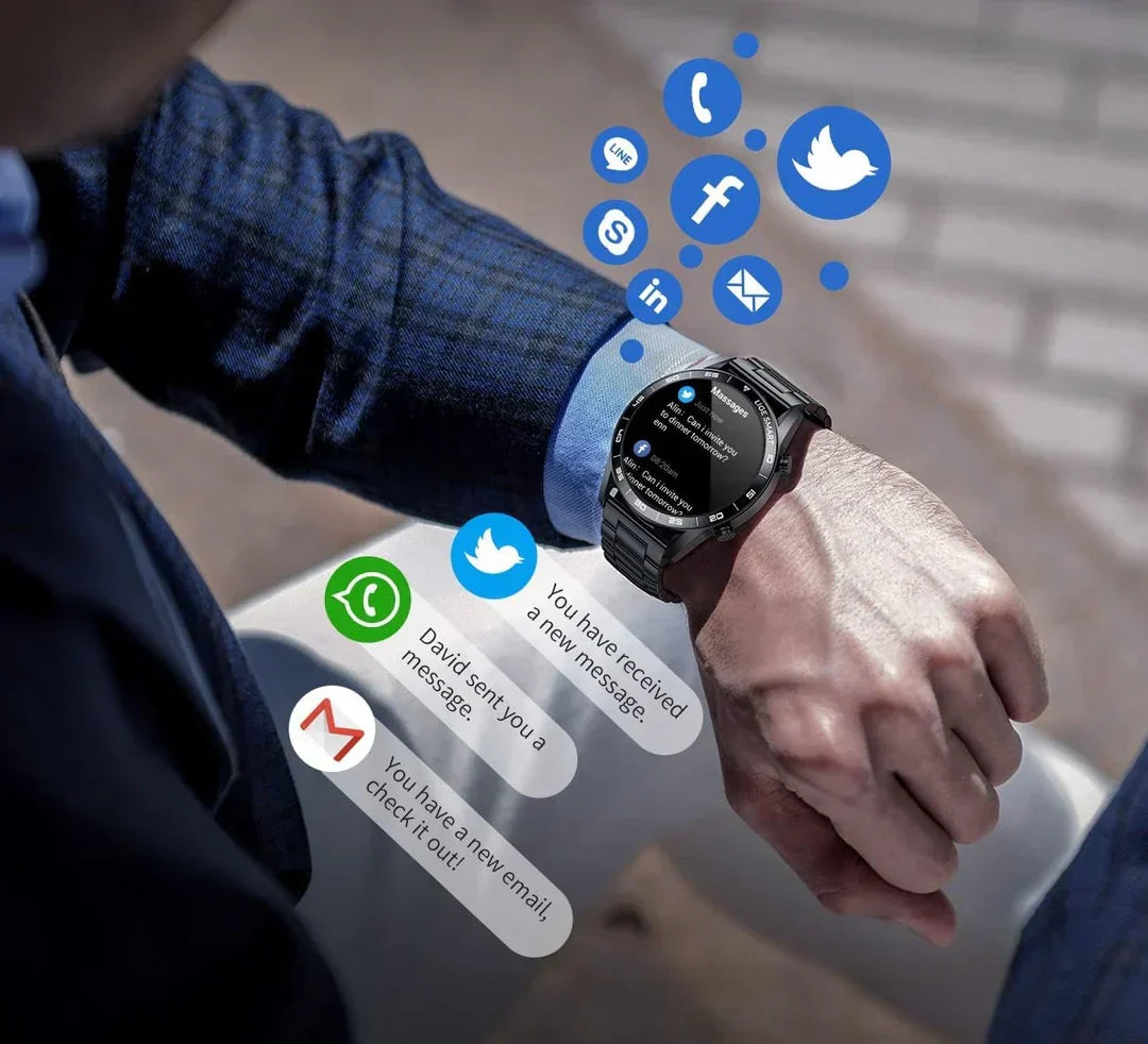 Luksuriøs smartklokke for menn – Axel