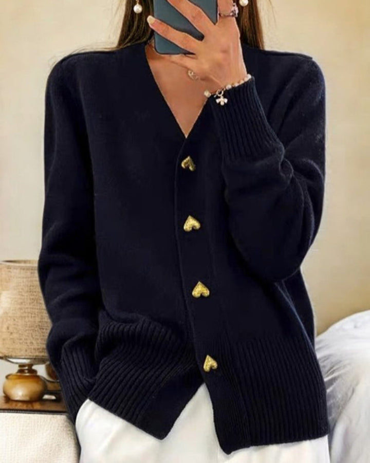 Varme, Eleganse, og Tidlaus Feminint Sjarmerende Cardigan