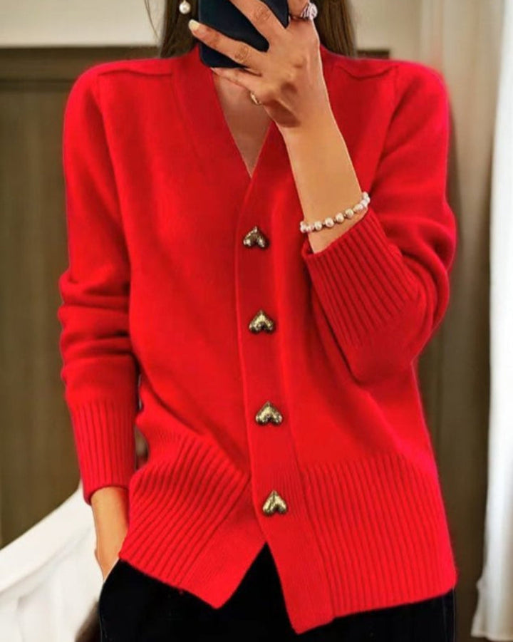 Varme, Eleganse, og Tidlaus Feminint Sjarmerende Cardigan