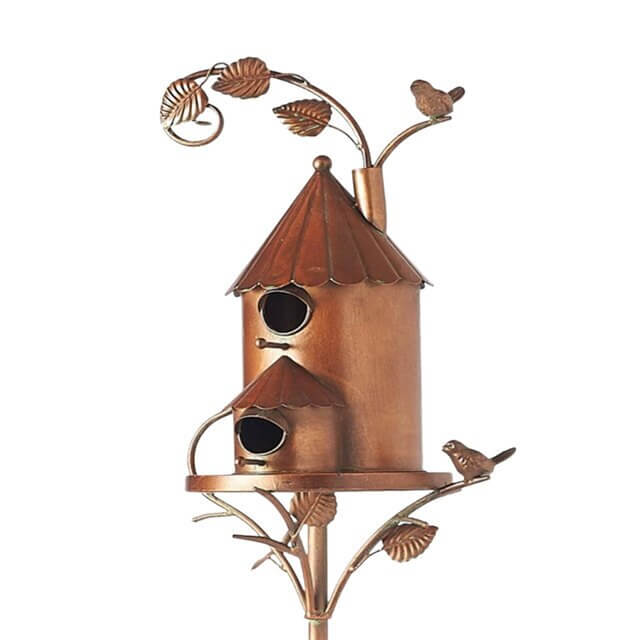 Fuglehus for Hagen i Metall | Unik Dekorasjon | Slitesterkt Metall