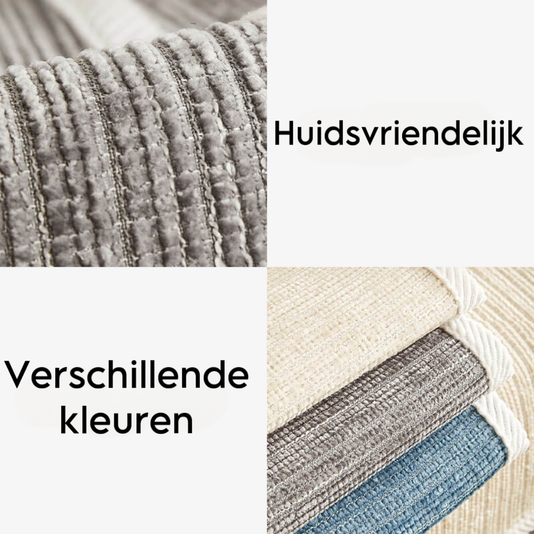 Ripebestandig chenille sofatrekk - stilfullt, sklisikkert og maskinvaskbart