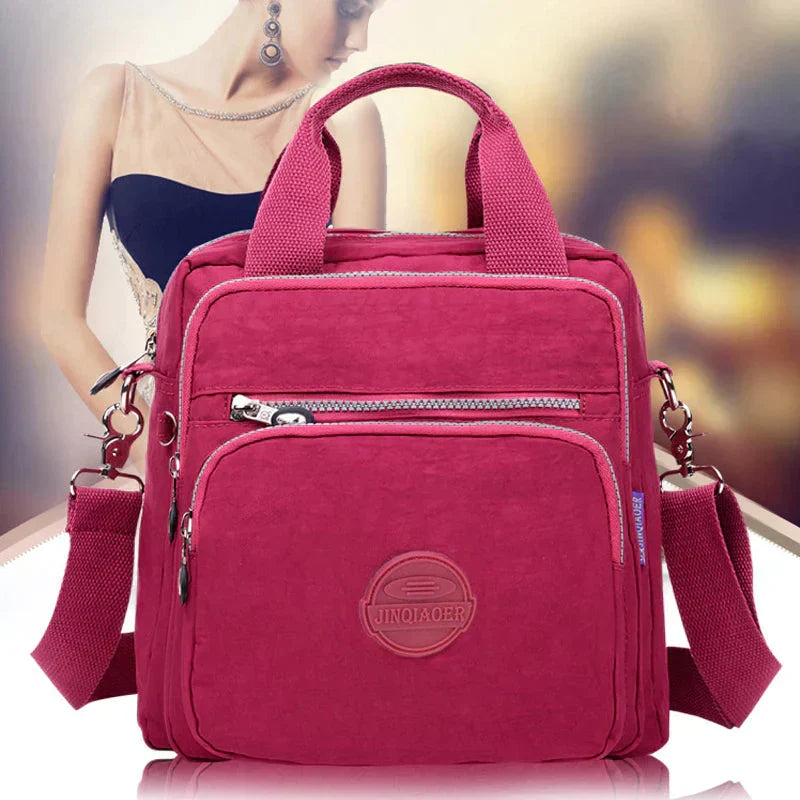 Vanntett Ryggsekk i Nylon | Flerlags | Elegant Design