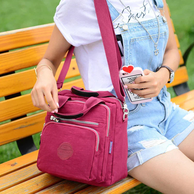 Vanntett Ryggsekk i Nylon | Flerlags | Elegant Design