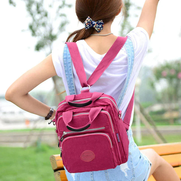 Vanntett Ryggsekk i Nylon | Flerlags | Elegant Design