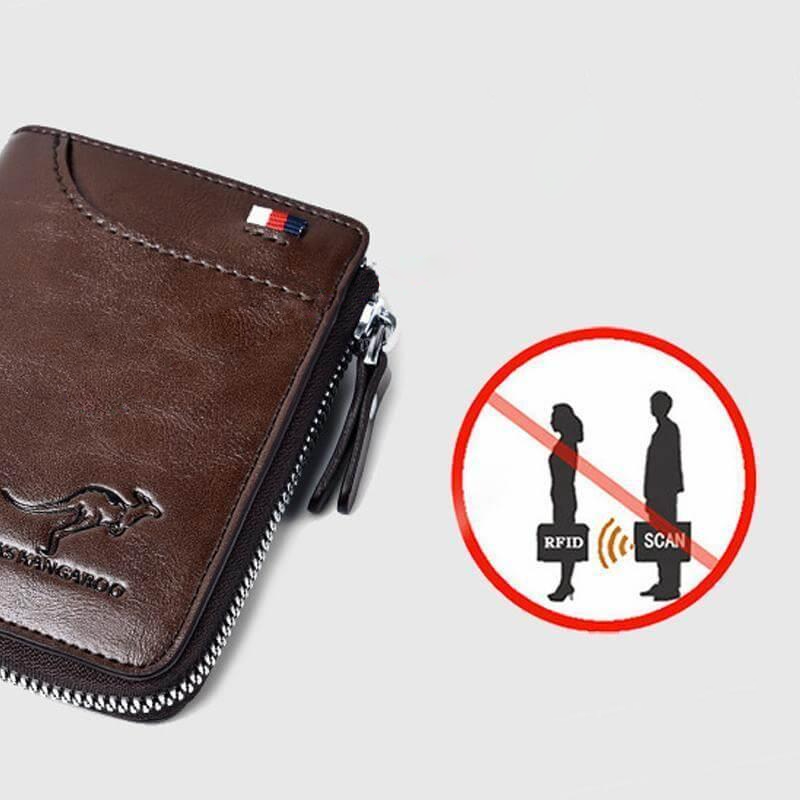 GUARDSAFE - Lommebok med tyverisikring for menn | RFID-beskyttelse