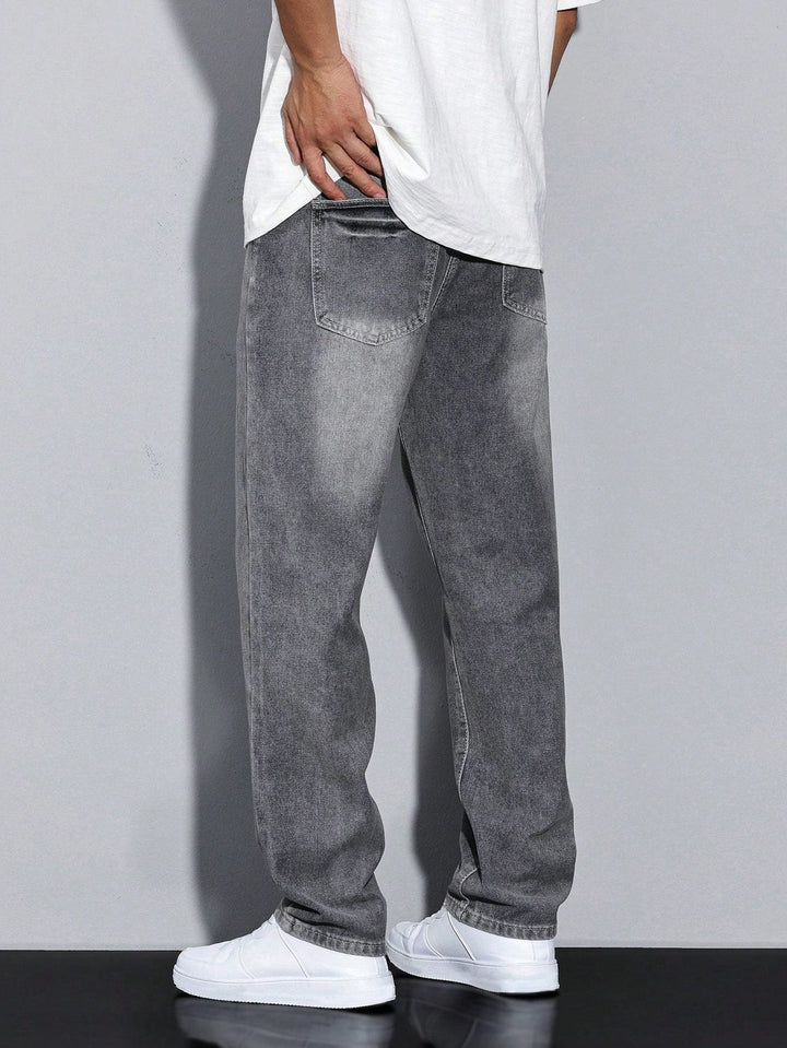 Jeans til herre med rett ben – Straight fit dongeribukse