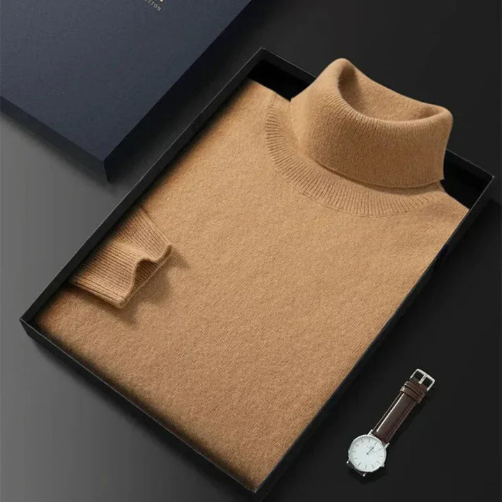 Menns Strikket Halsgenser – Refinert Vinterlag