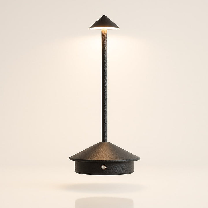 Bordlampe med Batteri | Trådløs Bordlampe | Dimbar Touch-lampe | Lunelle