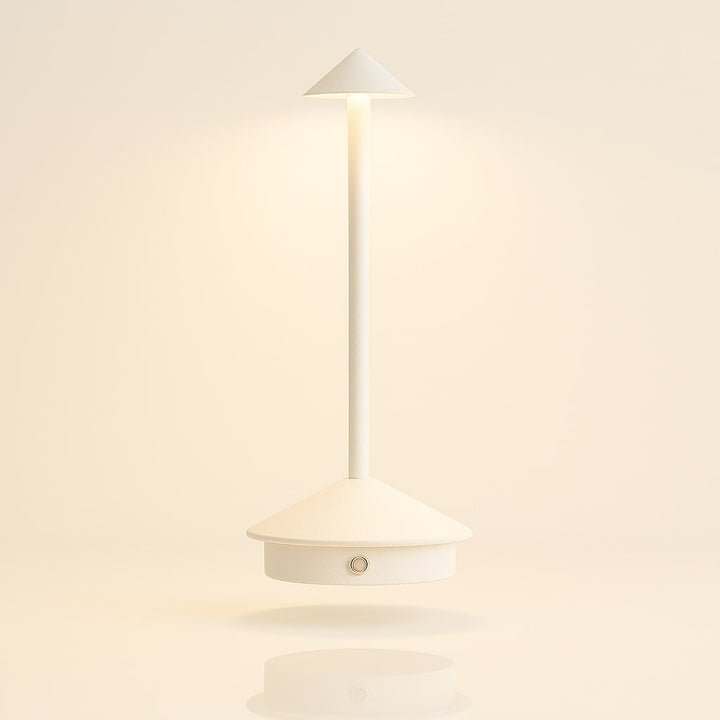 Bordlampe med Batteri | Trådløs Bordlampe | Dimbar Touch-lampe | Lunelle