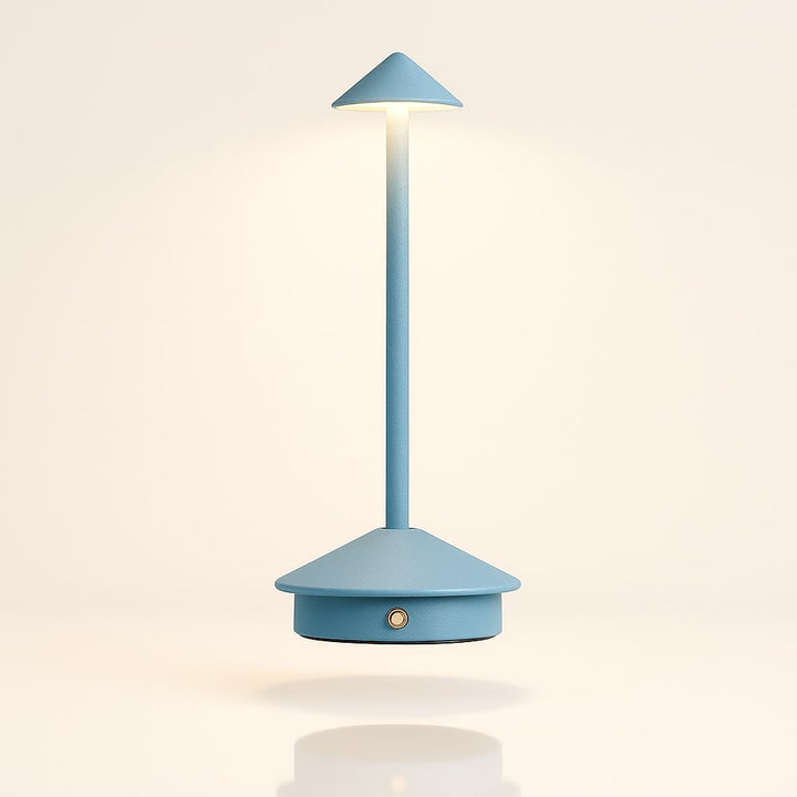 Bordlampe med Batteri | Trådløs Bordlampe | Dimbar Touch-lampe | Lunelle