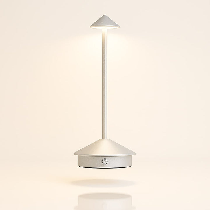 Bordlampe med Batteri | Trådløs Bordlampe | Dimbar Touch-lampe | Lunelle