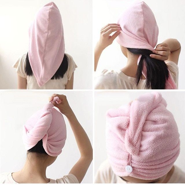 Magic WrapCap | Mikrofiberhåndkle for hurtigtørking av hår