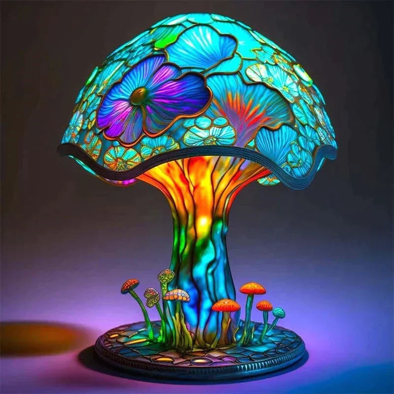AuraLume Lampe - Fortryllende Glassdesign | Magisk Atmosfære