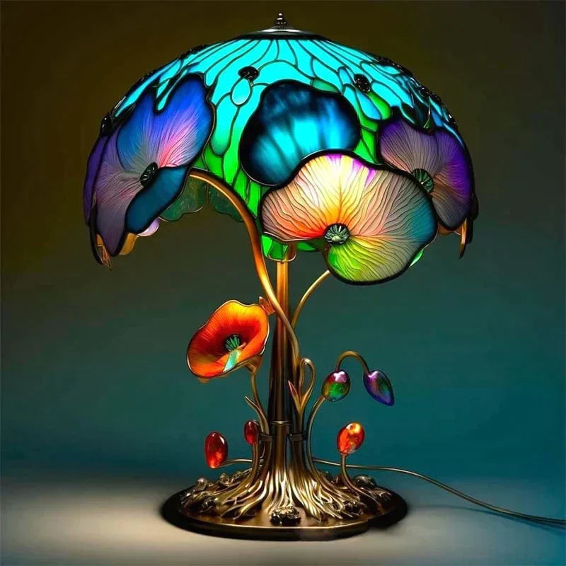 AuraLume Lampe - Fortryllende Glassdesign | Magisk Atmosfære
