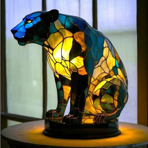 Lunaro - Kunstnerisk LED-Nattlampe med Hunderaser for Innredning