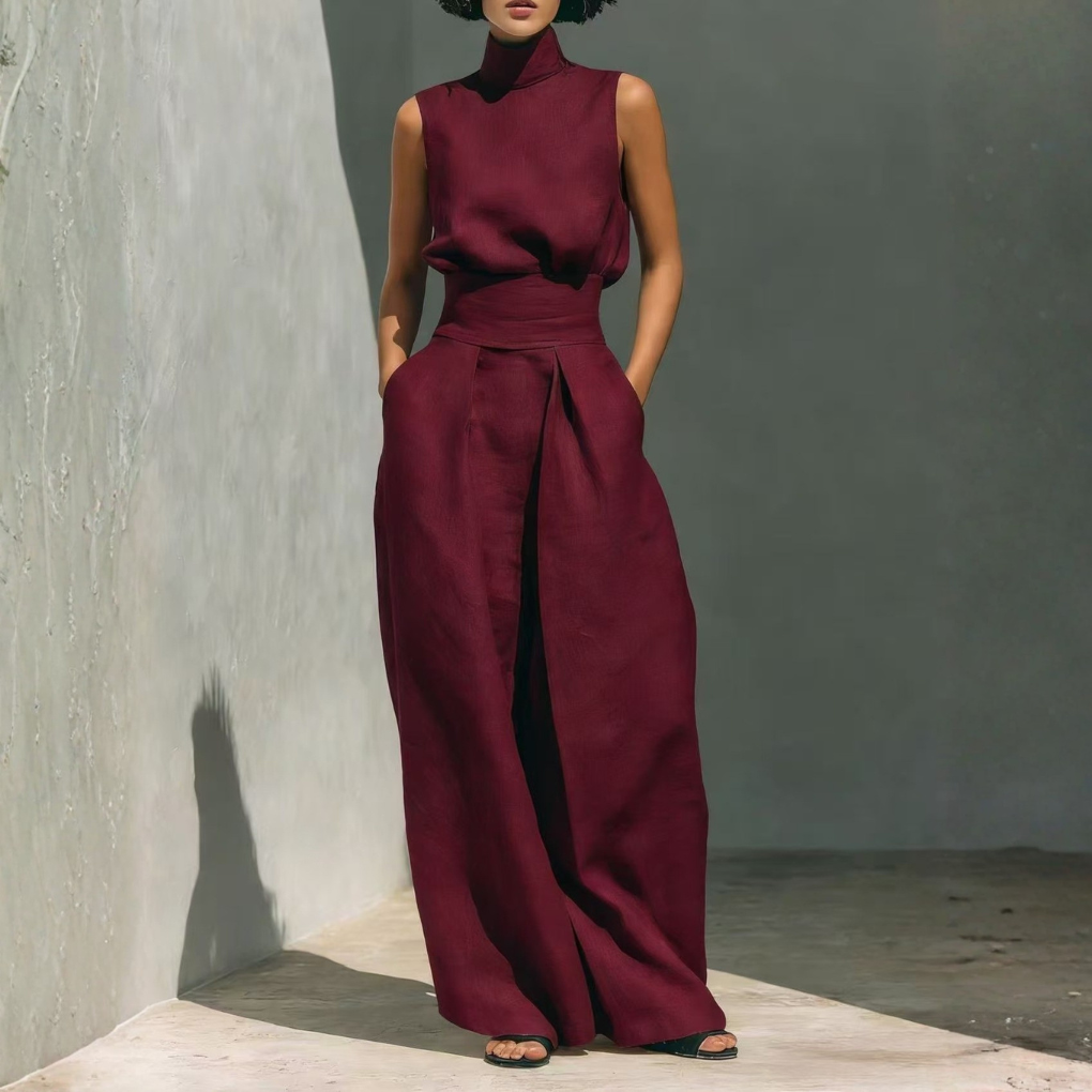 Kvinnesommer-ermeløs-sett