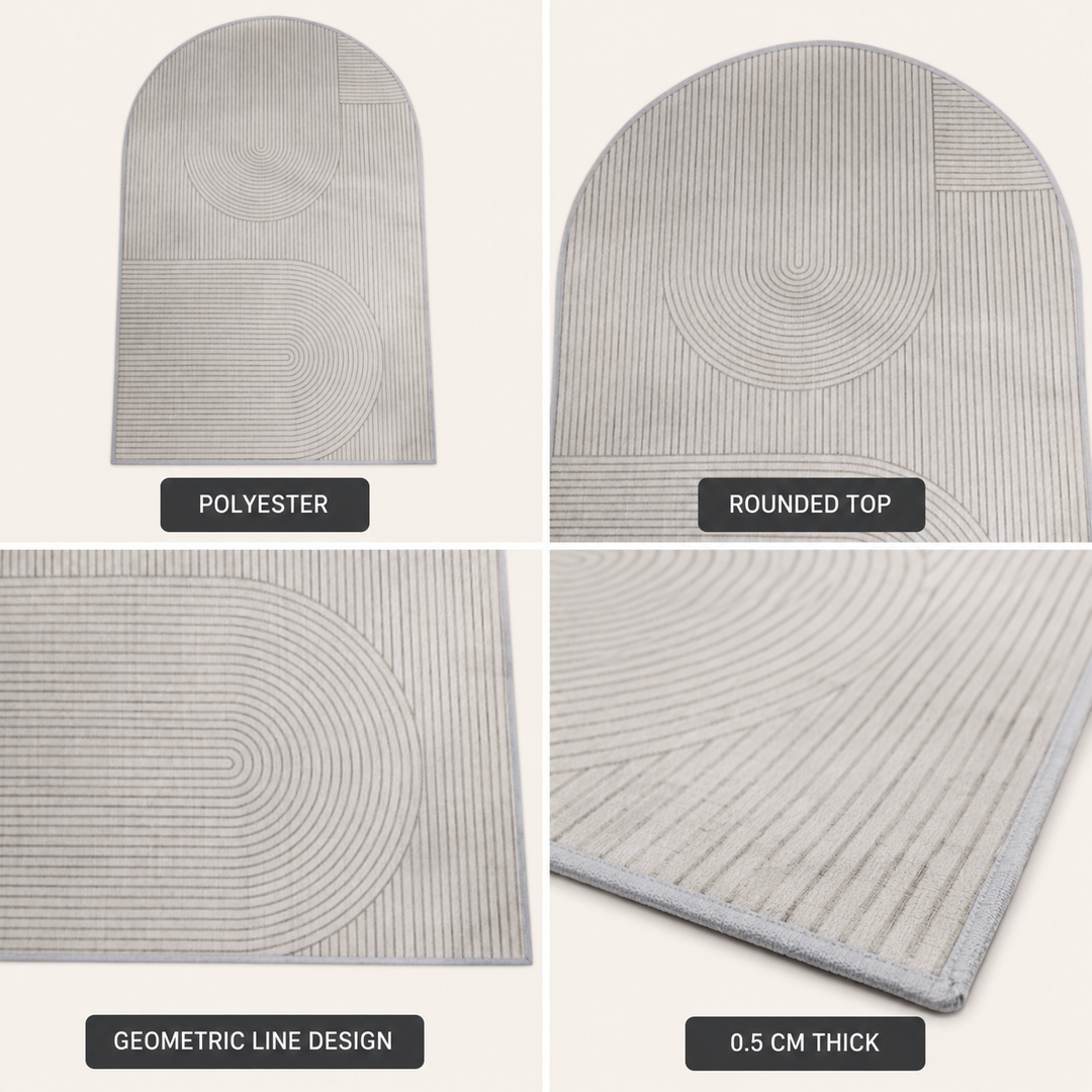 Gulvmatte til kontorstol i fleece-loop – gulvbeskyttelse