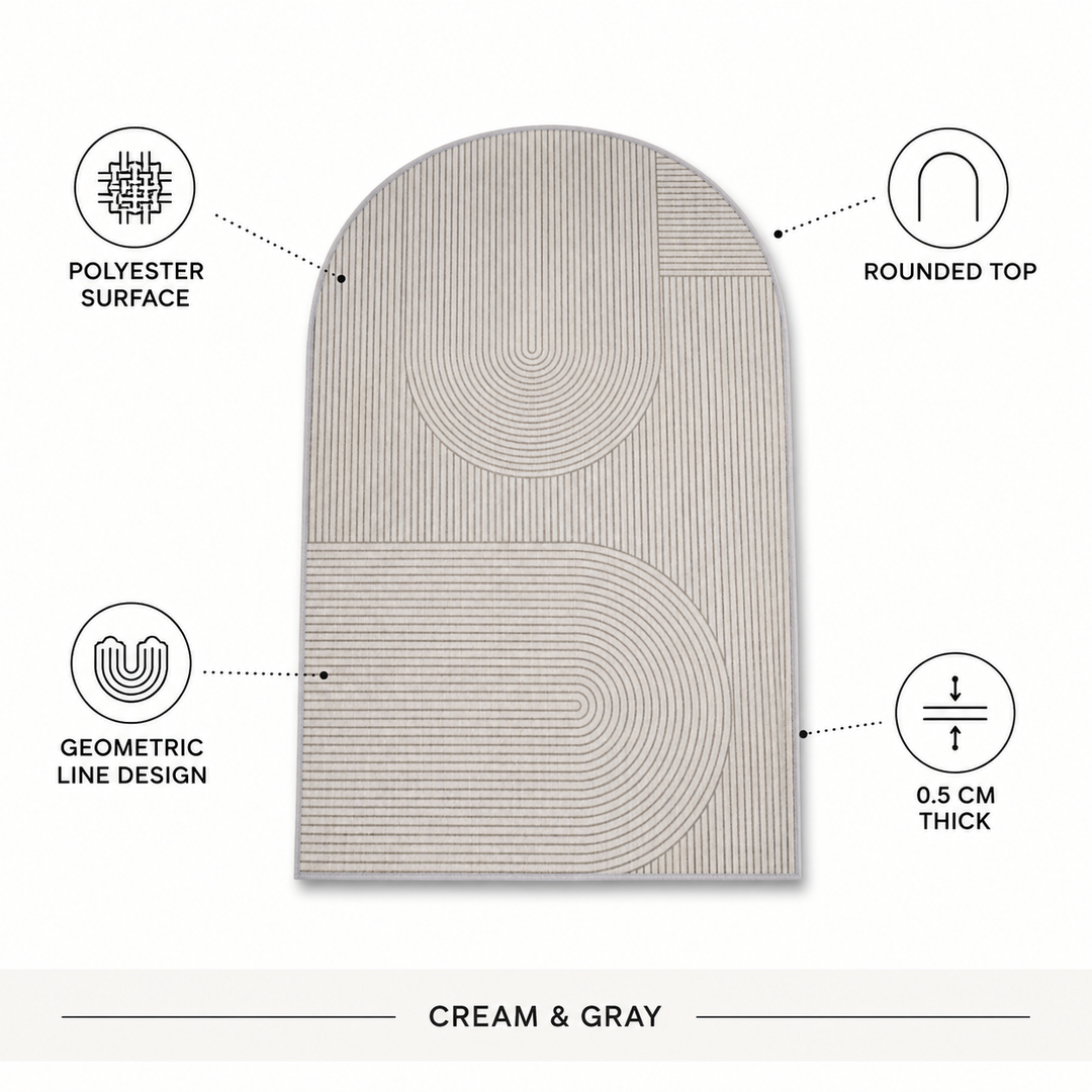 Gulvmatte til kontorstol i fleece-loop – gulvbeskyttelse