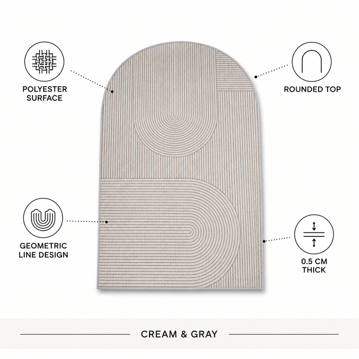 Gulvmatte til kontorstol i fleece-loop – gulvbeskyttelse
