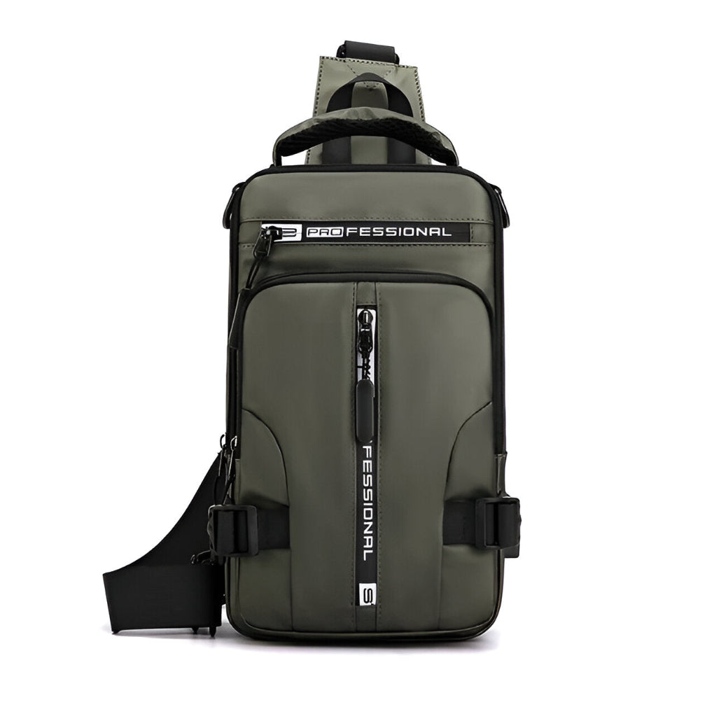 Menns Konvertibel Anti Tyveri Crossbody Veske