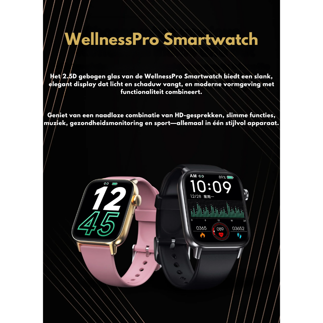 WellnessPro smartklokke - Helse | Vanntett