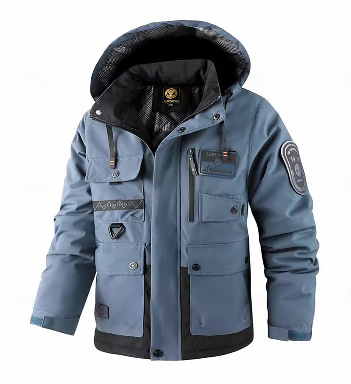 Vanntett parkas for menn | Elegant beskyttelse