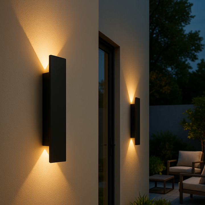 Streamline LED-vegglampe – værbestandig