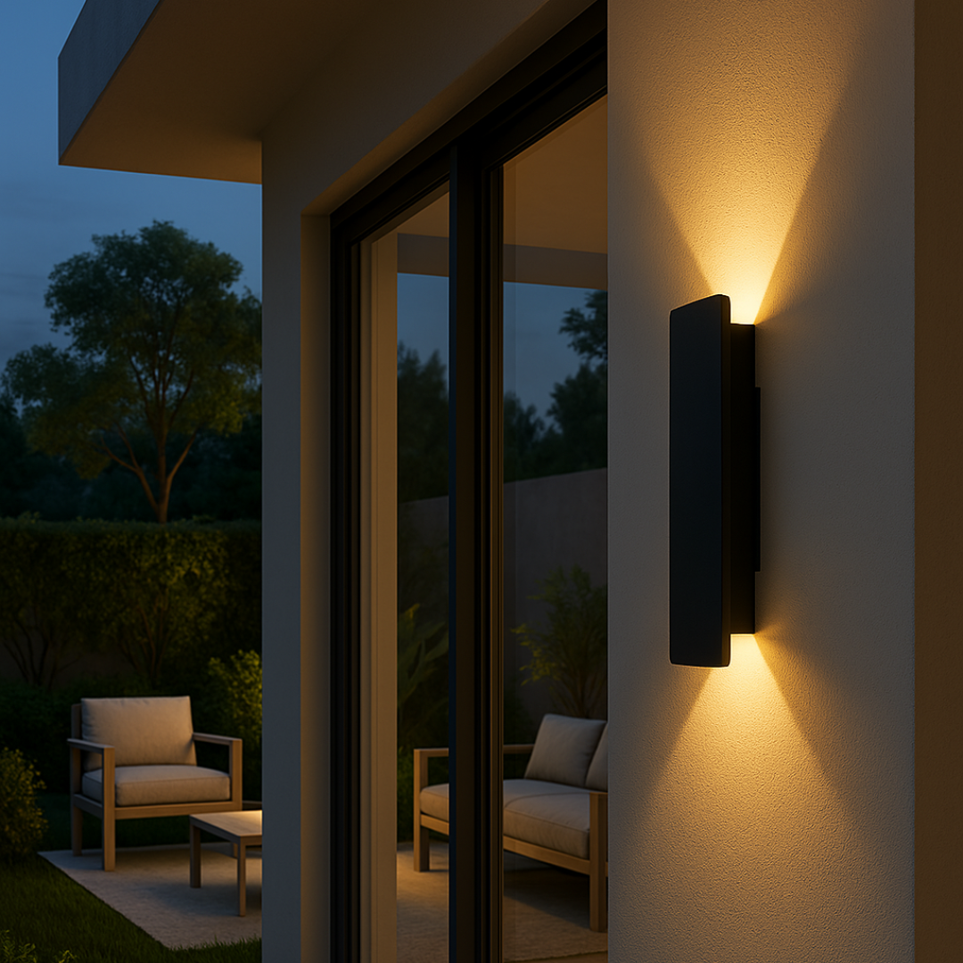 Streamline LED-vegglampe – værbestandig