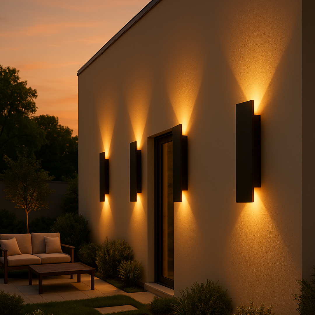 Streamline LED-vegglampe – værbestandig
