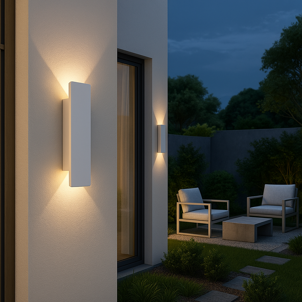 Streamline LED-vegglampe – værbestandig
