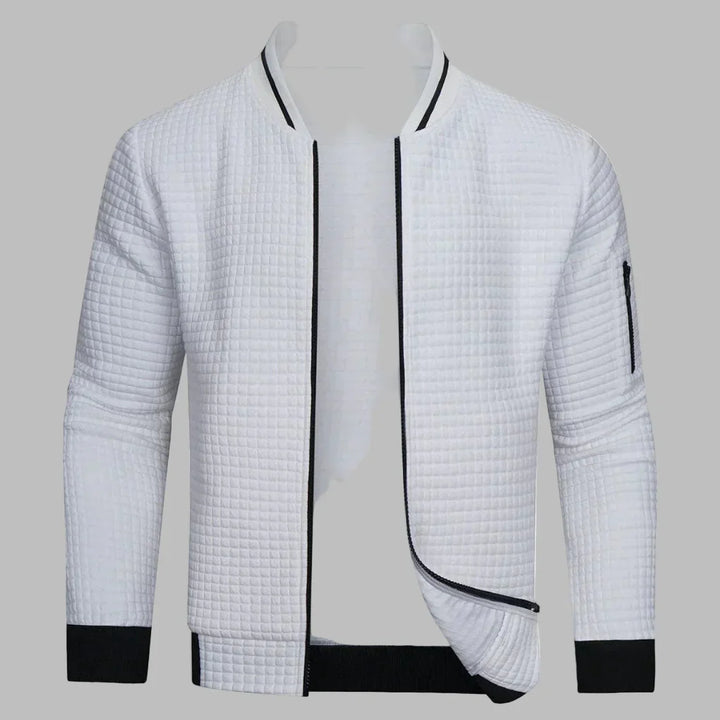 Komfortabel og Varm Menns Zip-Up Genser