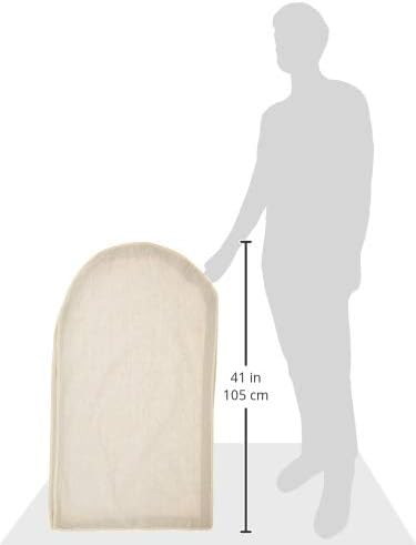 Støvtett Klesbag i Lin - Beskyttelsesbag med Glidelås til Dresser