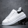 Hvite Sneakers for Menn | Tykk og Komfortabel Såle | Tidløst Design