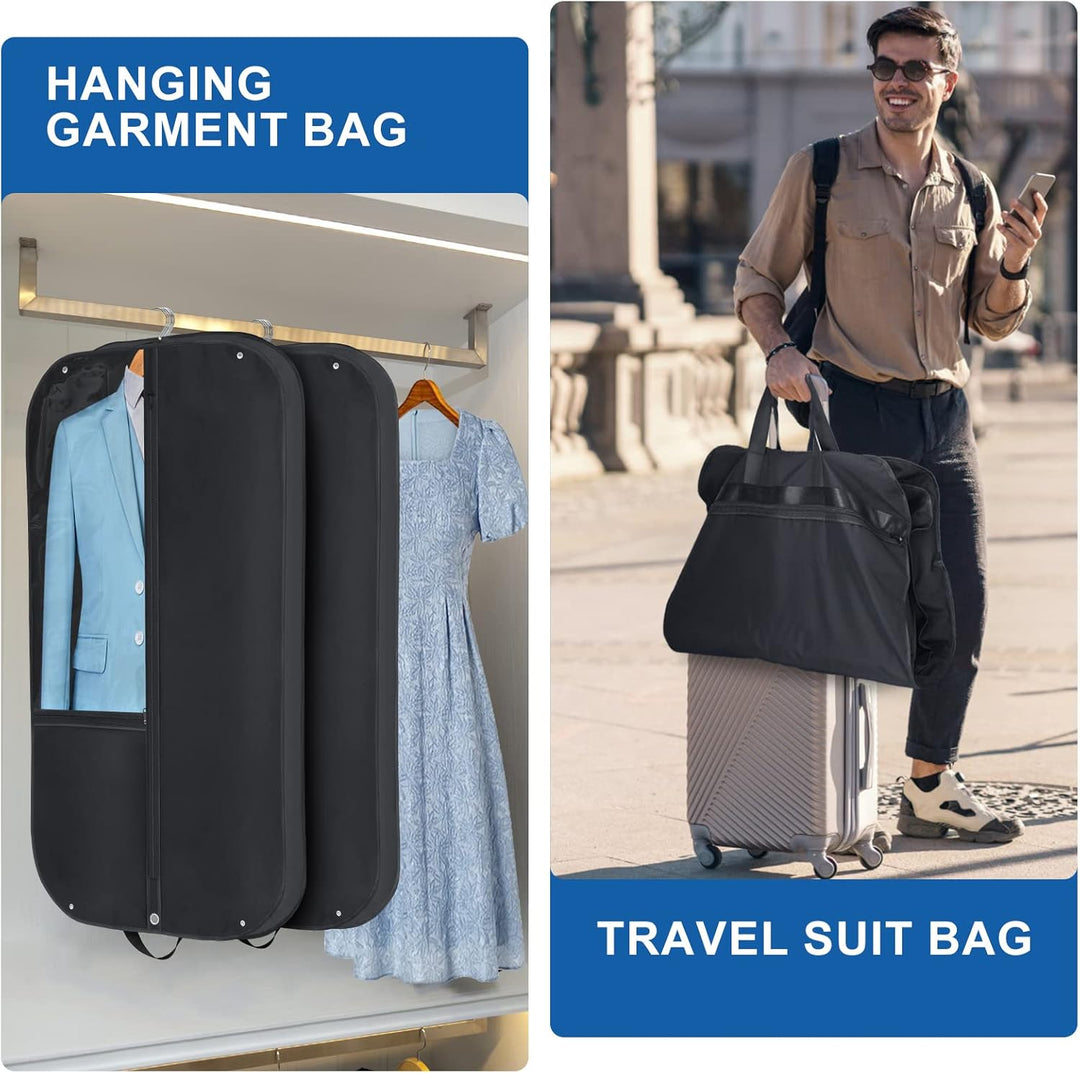 Vanntett dressbag i Oxford-stoff – Dekke for dress med sidefolder og lommer (Kjøp 1, få 1 GRATIS)