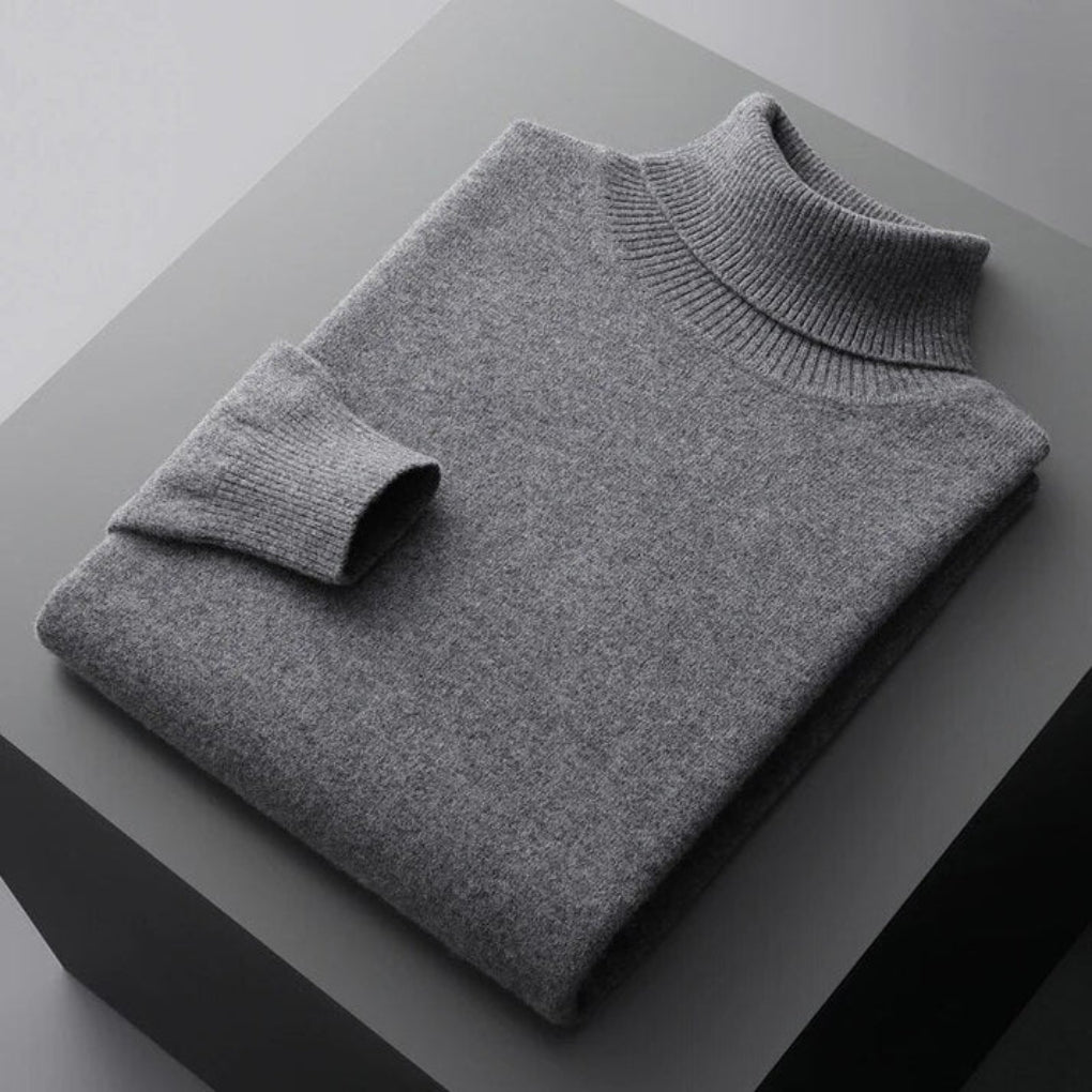 Herre Turtleneck Genser – Elegant Lag med Fins Utseende