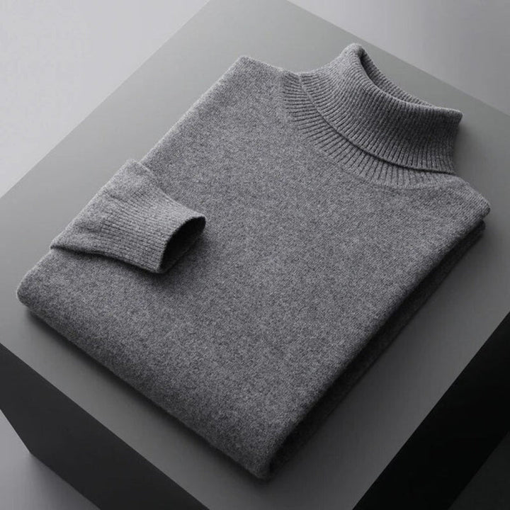 Herre Turtleneck Genser – Elegant Lag med Fins Utseende